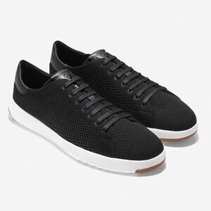 Cole Haan GrandPro Stitchlite Tennis Sneaker Shoes Oxford Black Optic White 12